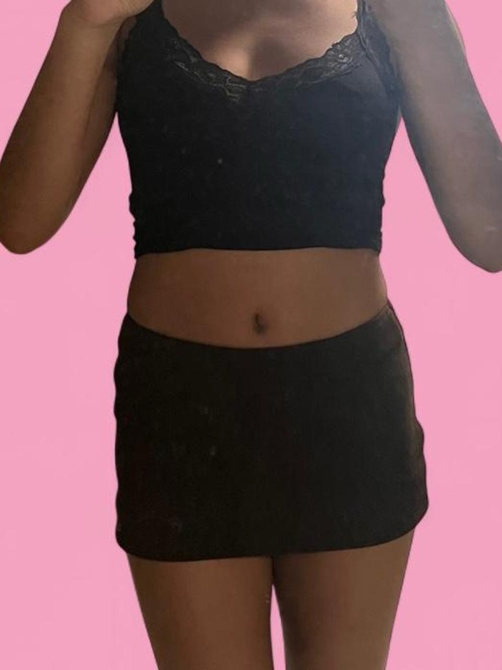Dark brown skirt